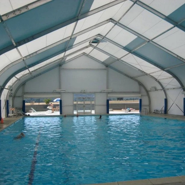 10x10m 20x20m 20x30m roof structures sport outdoor canopy tennis court swimming pool curved tent