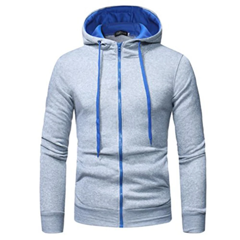 Jacketown цена оптовой продажи мужская толстовка на молнии больших размеров Хлопок Зимняя худи средства ухода за кожей