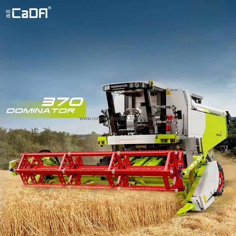 Cada C61508 2024 1:17 новая 370 модель комбайн большой тип игрушки для мальчиков 4567 шт. наборы строительных блоков