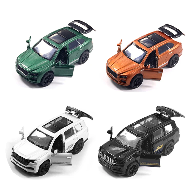 High Quality 1/36 Diecast Car Toy Four Door Open Alloy Car Model Pull Back Toys