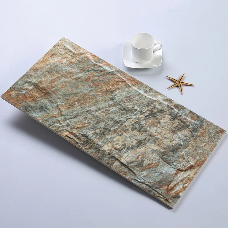 Kajaria House Decoration Designer Interlocking Exterior Elevation Cladding Panels Stone Tiles Price For Walls