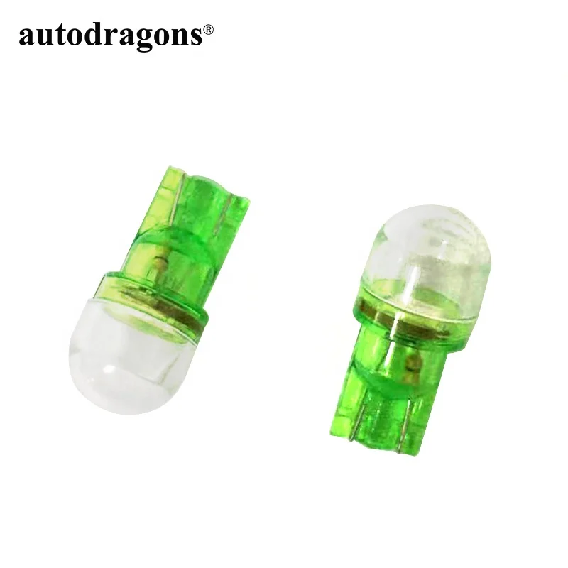 Autodragons AC DC 6 3 вольт немерцание 194 #555 T10 прозрачное основание 2 5630 Прозрачный верх пинбол