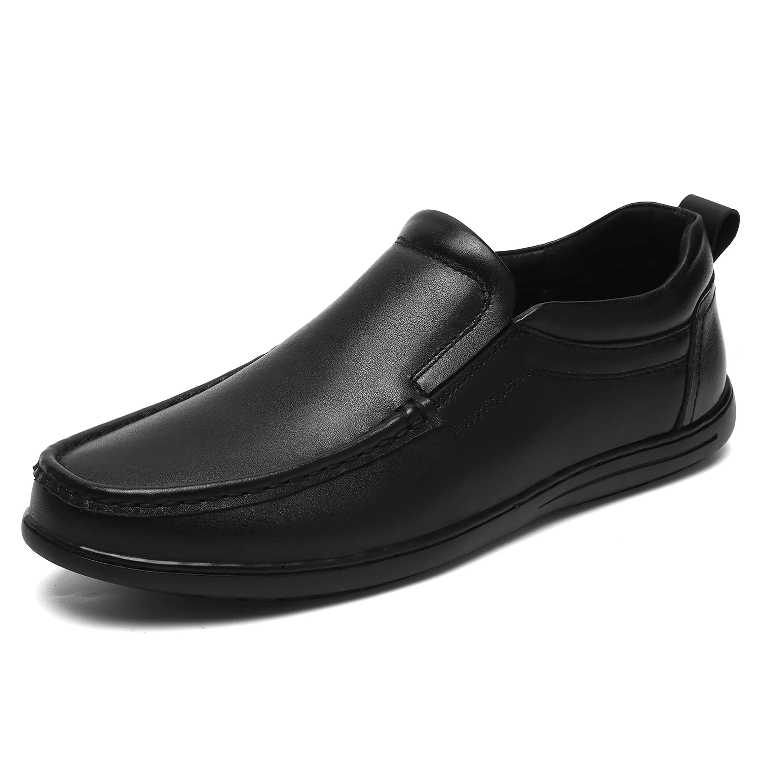 2021 new design hot sale walking shoes comfortable leather loafer
