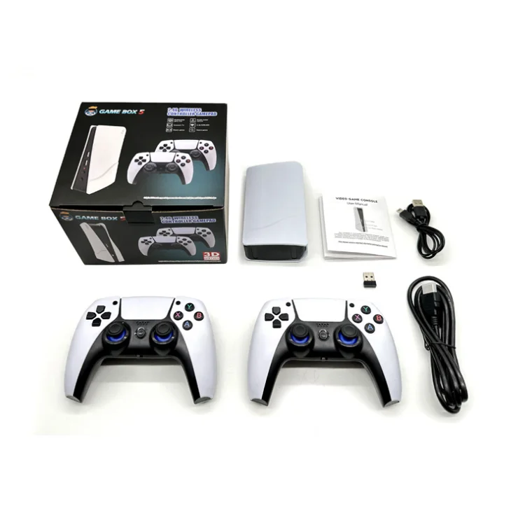 New Game Box 5 Wireless HD M I Arcade 2.4G 4K TV Mini Game for P5 PLUS for PSP Home with for PS5 Controller Game Console