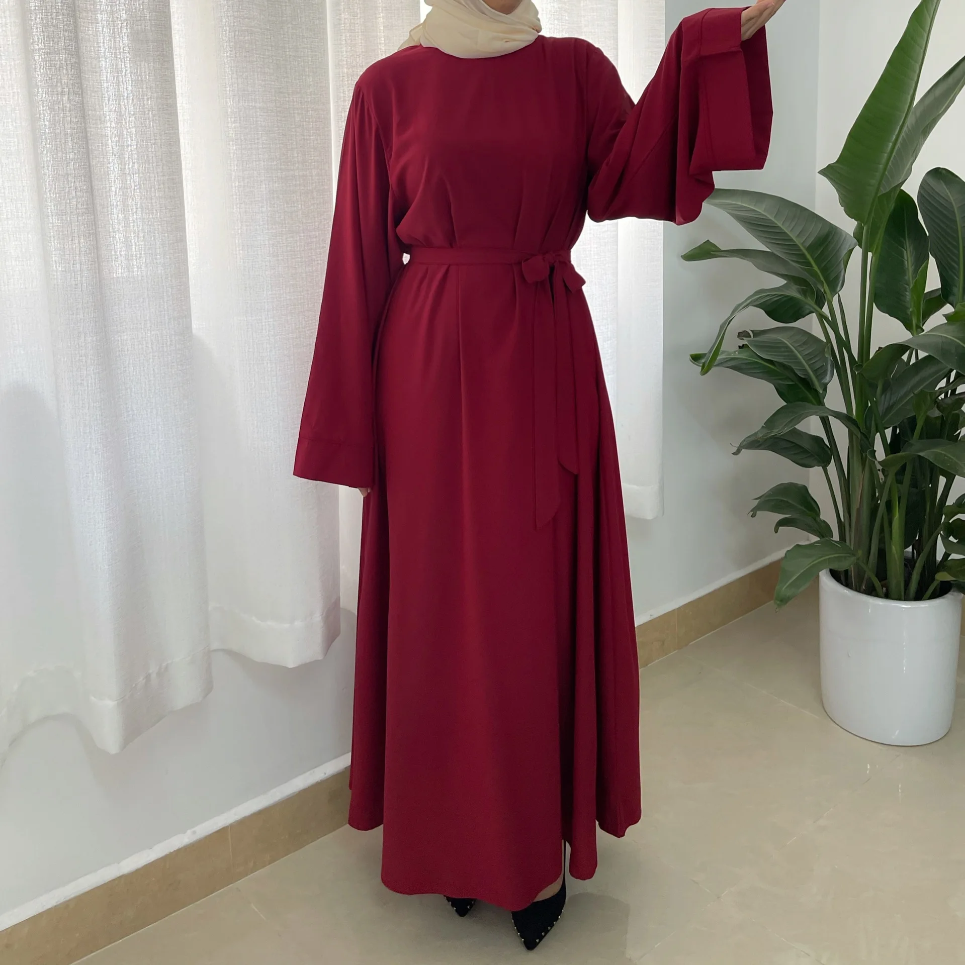 Latest Abaya Designs Modest Women Kaftan Clothing Islamic Long Dress Muslim Islamic Clothing Islamic Dress
