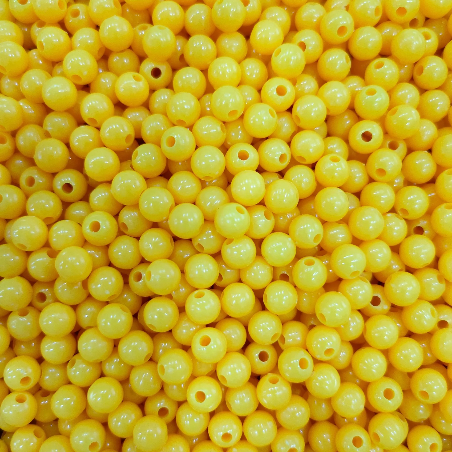 500g one bag 6 8 10mm Plastic Acrylic beads blanc Round yellow red pink Bubble Gum Beads 20mm With Hole for kids bracelet making