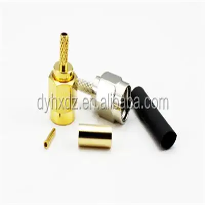 SMA male crimp connector for rg316 connector
