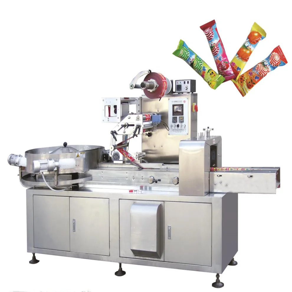 lollipop flow packing machine candy making machine packing machine