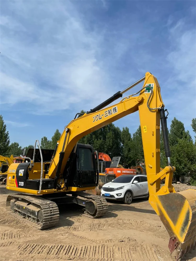 Гусеничный гусеничный экскаватор CAT 312D 6ton оригинальный японский Caterpillar в хорошем состоянии