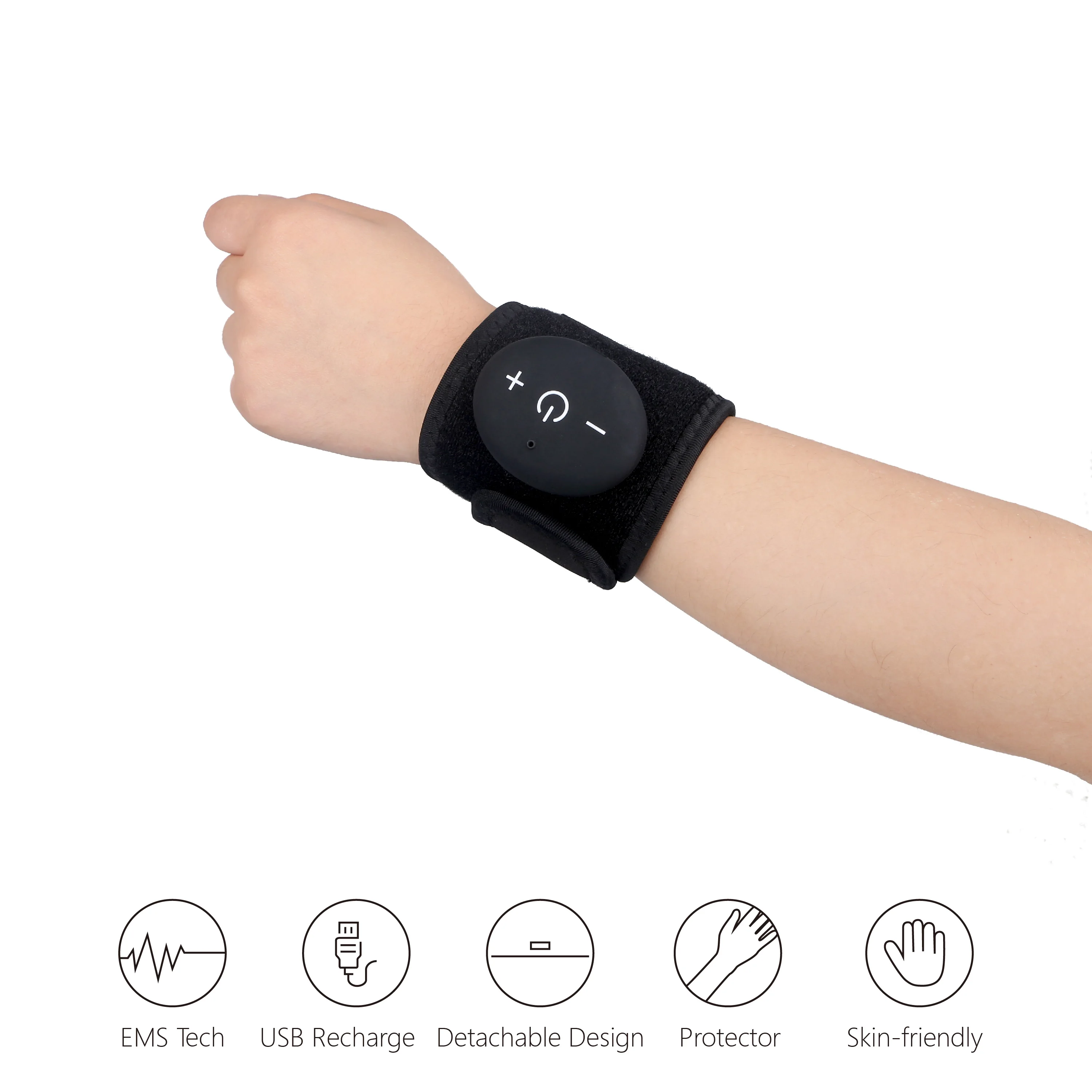 Hand Massager Tens EMS Electric Muscle Stimulator Tens EMS Machine Hand Protective Massage EMS smart Sports Wristband