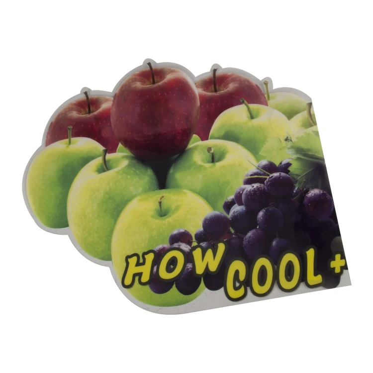 Самоклеящиеся пользовательские магниты на холодильник большой постоянный ПВХ стикер