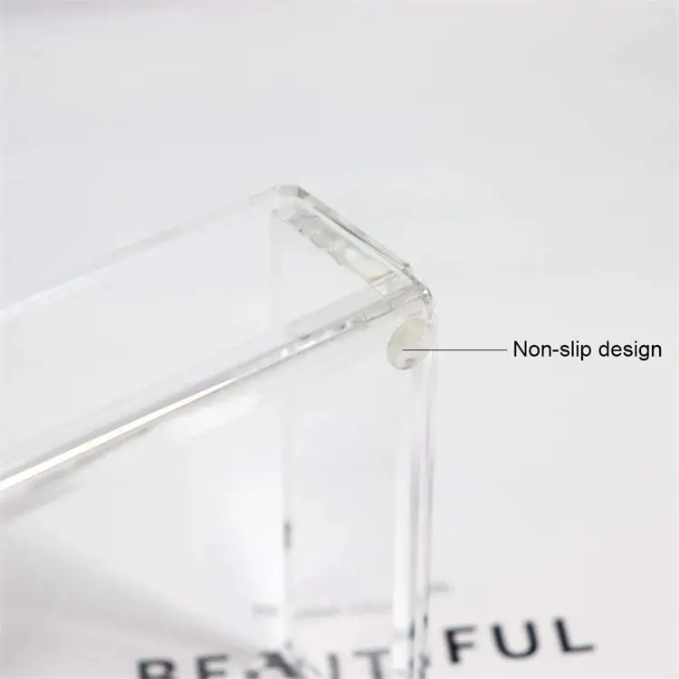 Sticky Notes Memo Pad Holder Dispenser Clear Acrylic Desk Supplies Organizer Accessories holder