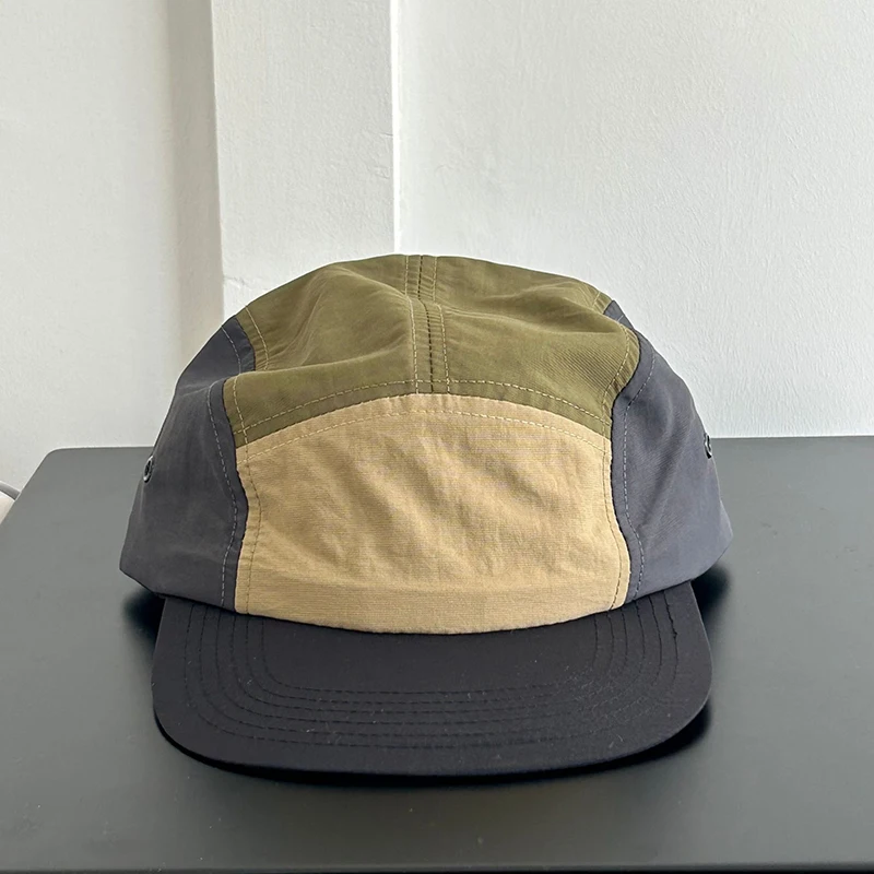 Hot Sale Custom Printing Logo Waterproof Camper Cap 100% Polyester Soft Leisure Sport Hat For Men