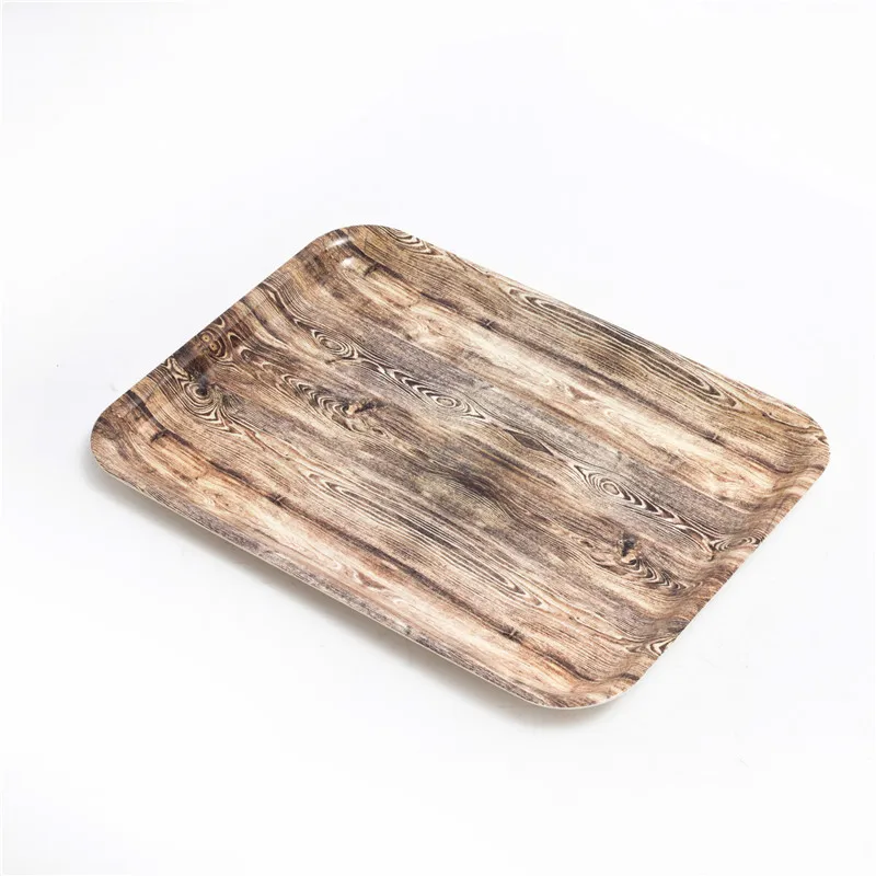 Экологичный поднос из био-бамбукового волокна на заказ, поднос для сервировки пищи в ресторане