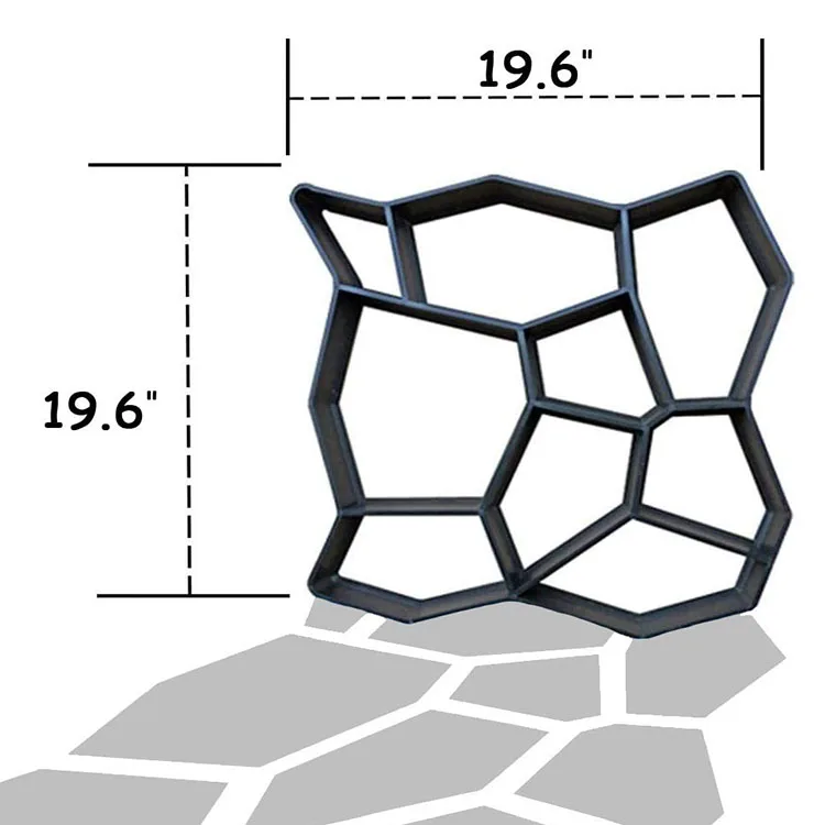 Stepping Stone Paver Walk Way Mold Patio Lawn Garden Walk Maker Pathmate Stone Moldings Paving Pavement Concrete Molds