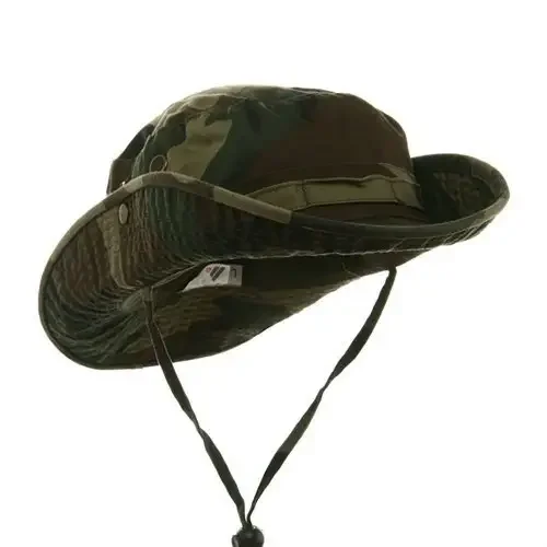 Mesh Camo OEM Bucket Hats Camouflage Double-sided Fisherman Hat With Mesh