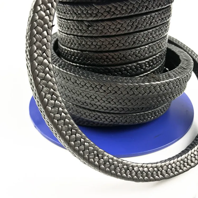 PTFE gland packing for valve with stable function Hydraulic oil seal Graphite PTFE Gland Packing