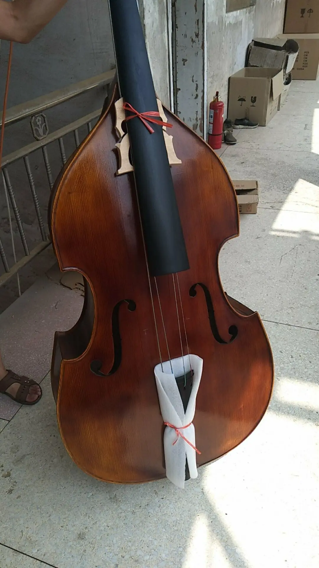 Tongling Workshop Antique Style Handmade  Solid Wood 3/4 Double Bass