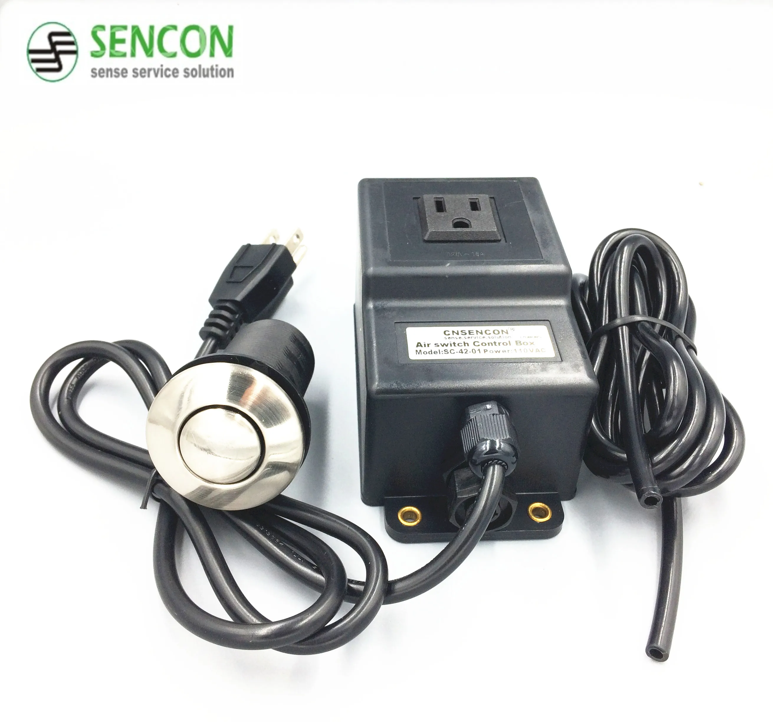 Garbage Disposal Air Actuated Pressure Switch Dual Outlet SC-42 For Garbage Disposal