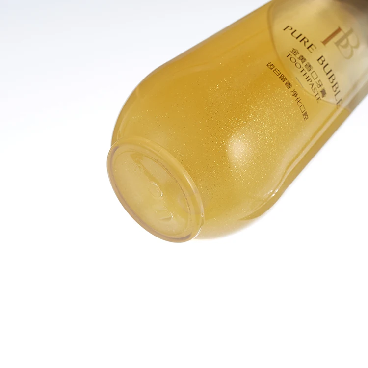 Custom Logo 180g Fresh Breath Tooth Whitening Fluoride Free Xylitol Home Toothpaste In Pump Bottle