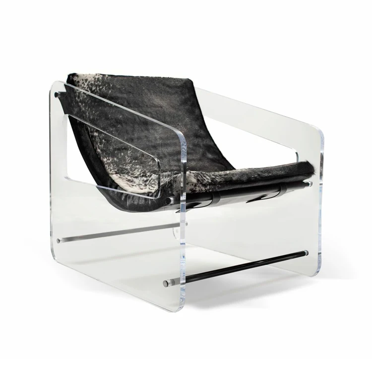 Популярный современный диван для отдыха в гостиной, металлическое кресло подлокотник, акриловое кресло