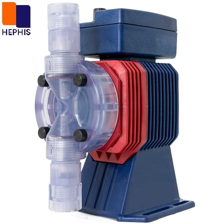 HEPHIS 2.28-24L/hr@10-2Bar AC100-240V Solenoid Electromagnetic Diaphragms Swimming Pool Dosing Pump Metering Pump