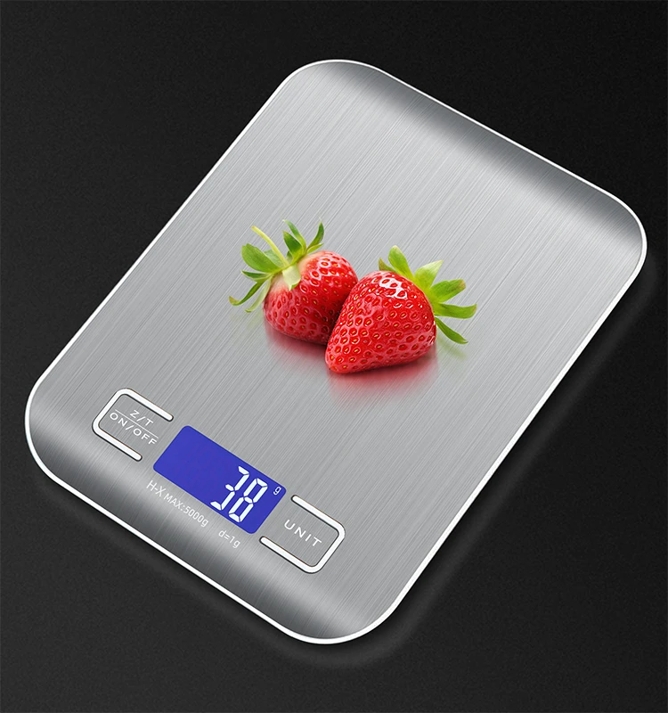 Многофункциональные кухонные весы из нержавеющей стали, 5 кг