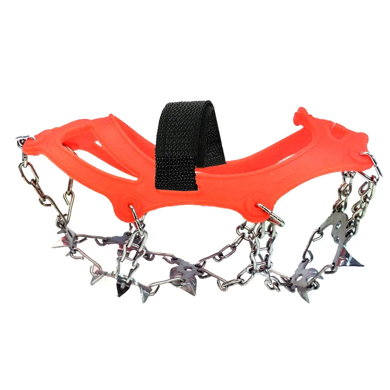 
Outdoor 18-Tooth Crampons Snow Hiking Shoes Spikes Climbing 18-Tooth Ice Non-Slip Shoe Covers 