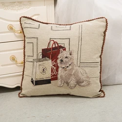 Cotton Throw Pillow Cover Wholesale Custom Made Sublimation Digital Printed Plain Eco-friendly Throw Pillow