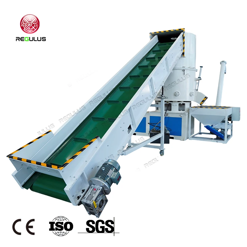 Regulus Machinery HDPE LDPE промышленный мешок с повторным использованием гранулятора Densifer для производства гранулированного пластика переработки агломератора