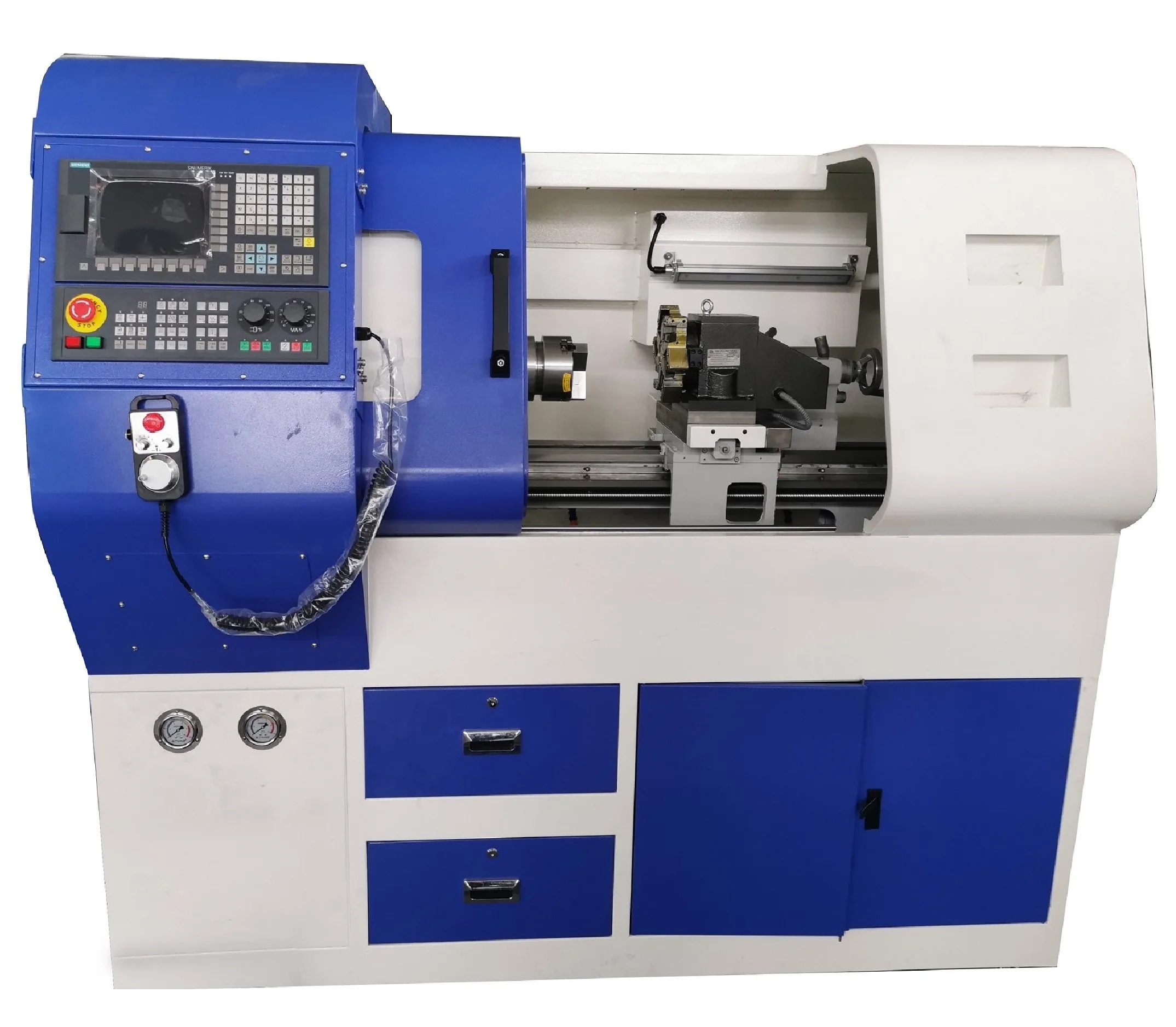 CNC280 Horizontal Flat Bed Cnc Lathe Small Tooling mesin bubut torno para metal conventional auto mini CNC Lathe