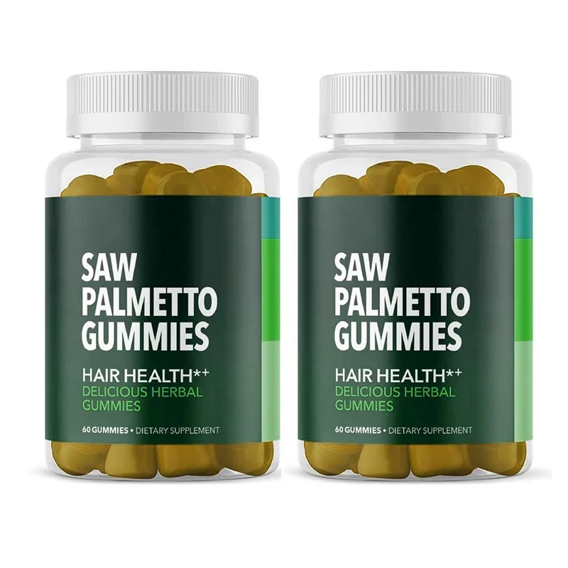 Hormonal Balance PCOS help Saw Palmetto Extract Gummies healthcare supplement support DHT Blocker for Women Hair Growth
