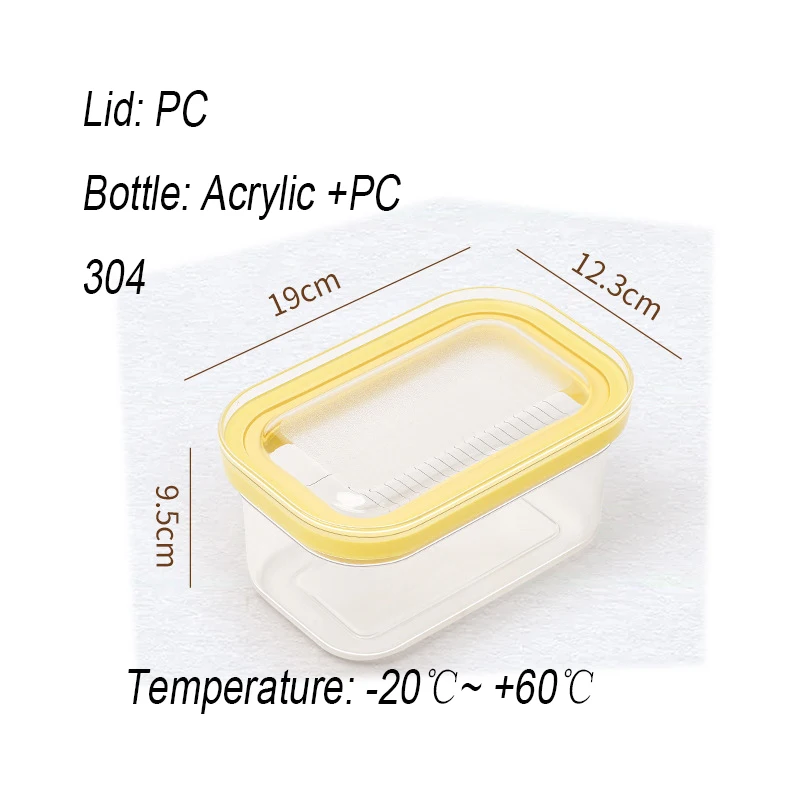 CUSTOM Cheese body butter packaging Box household products easy use butter cutter box