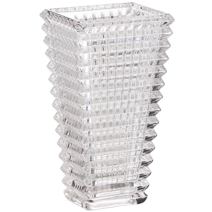 Luxury Transparent Crystal Tabletop Vase for Home Decoration Christmas Present