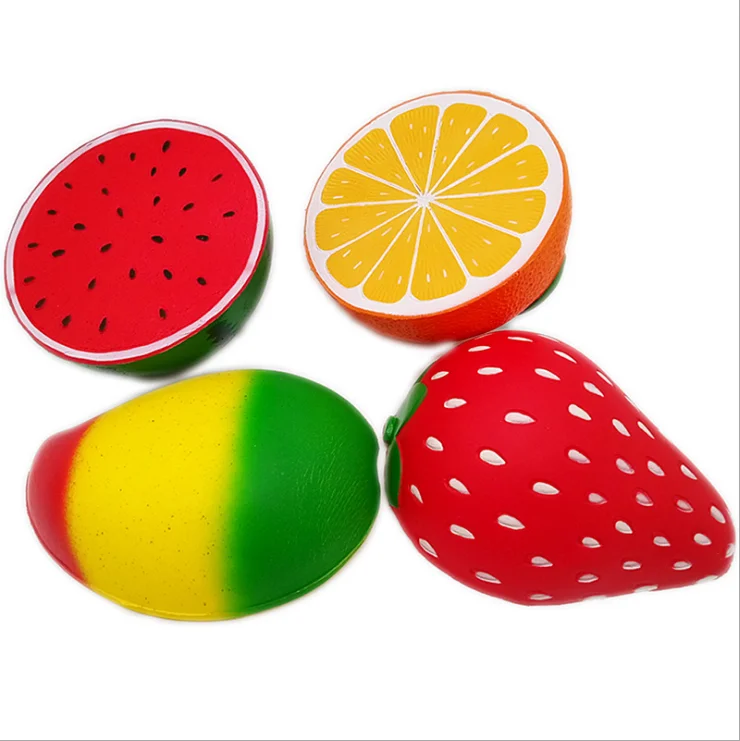 
Squishies Slow Rising Lemon Watermelon strawberry Fruit Squishies Cream Scented Stress Relief Toys 