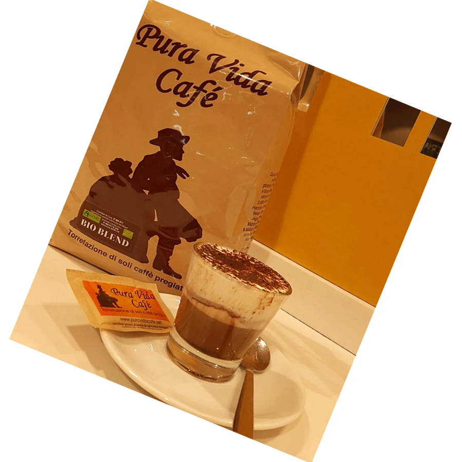 
 Органическая кофейная смесь жареная в итальянском производстве кофейных зерен  