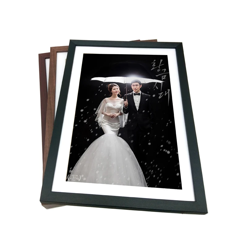 
Classical A3 A4 Wood Picture Frame Poster Frame with Paper Mat Board can be Hang Vertically and Horizontally 