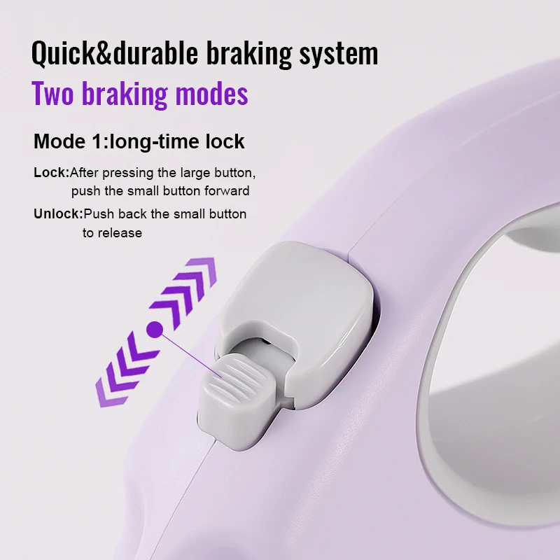 Truelove Extendable 5M High-Vis Canine Leash with Comfortable Shoulder Harness for Hands-Free Use