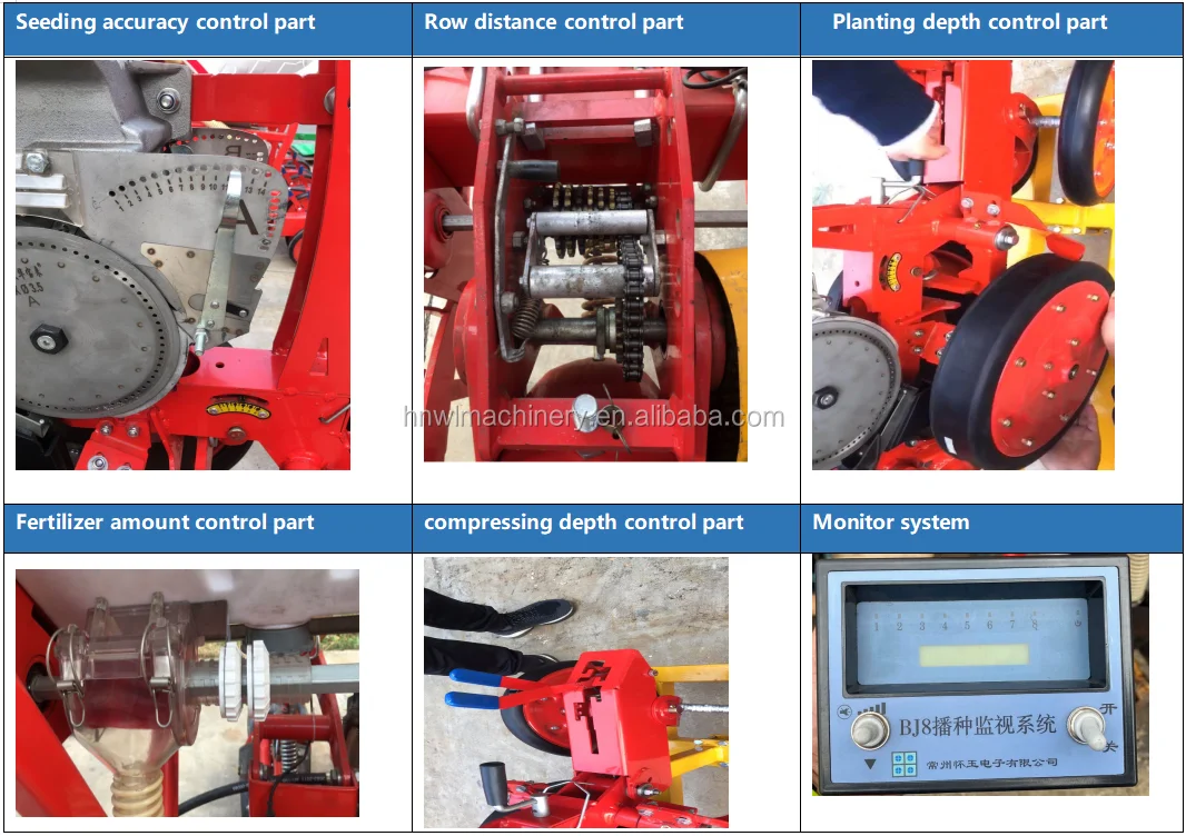 New planting machine no tillage Farm pneumatic Corn Accurate Planter