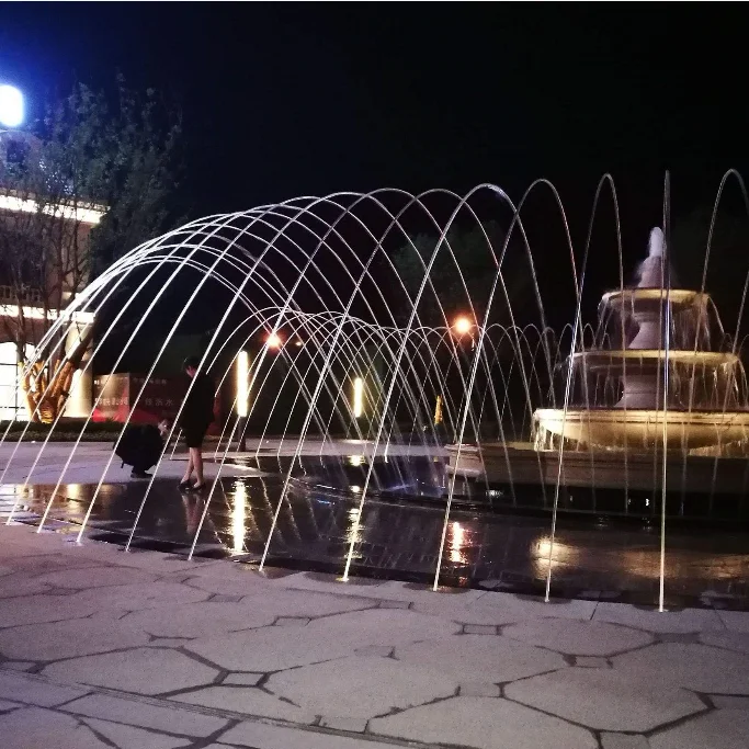 Китайские товары, декоративный Ландшафтный ламинар, светодиодный водный прыгающий струйный фонтан