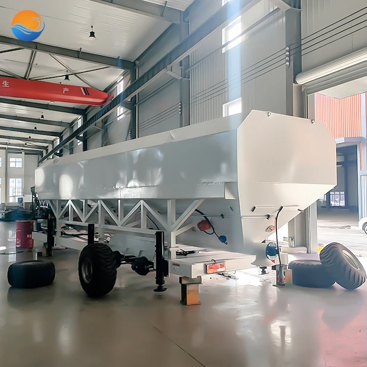 Portable Bulk Powder Storage Silo Easy Transportation Welded Container Type Mobile Cement Silos