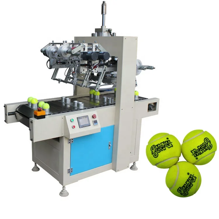 Semi auto silicone mold hot stamping foil machine prices for round tennis ball logo