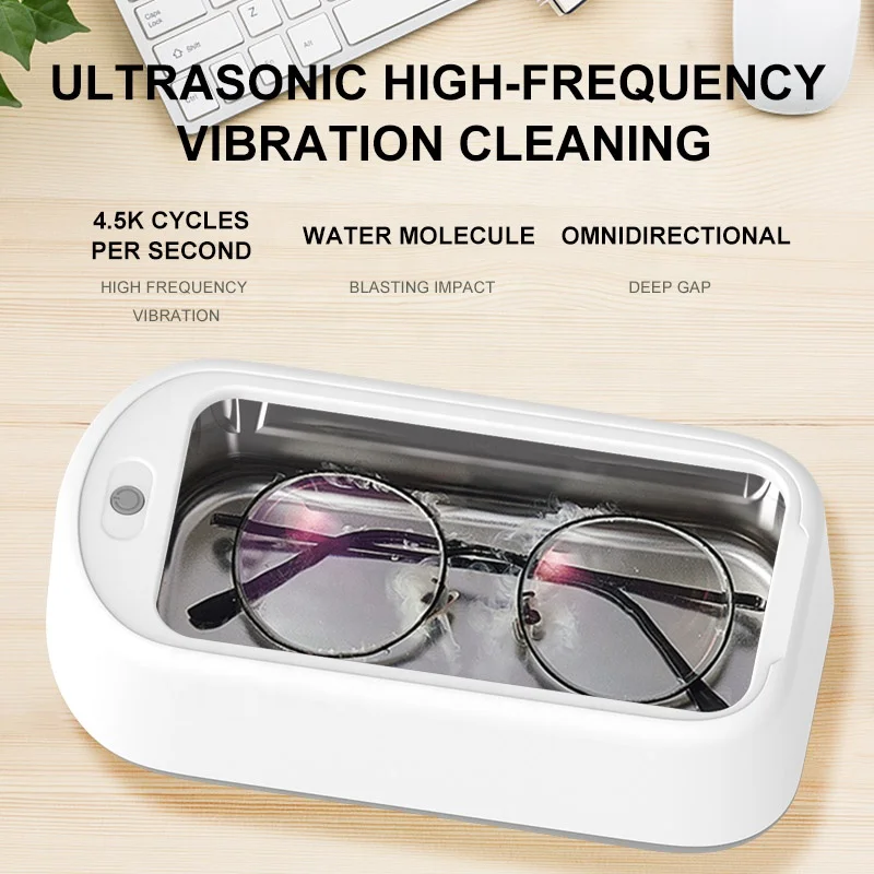 Ultrasonic  Cleaning Jewelry Watch Washing Dental False Teeth Aligner Retainer Mouth Guard Ultrasonic Denture Cleaner