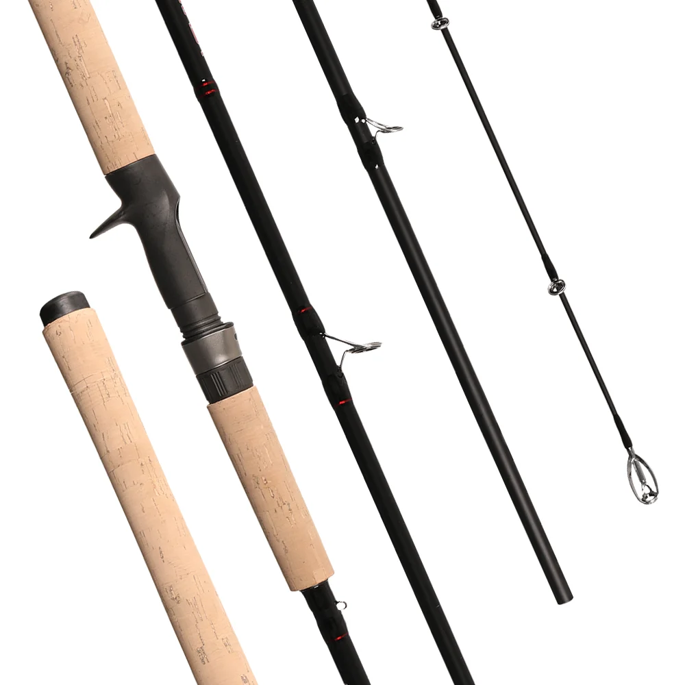 HONOREAL Terminus SALMO CAST China Factory Wholesale Carbon Fiber 2 Pieces 2.89m 15-30lb 1-6oz Heavy Action Casting Fishing Rod