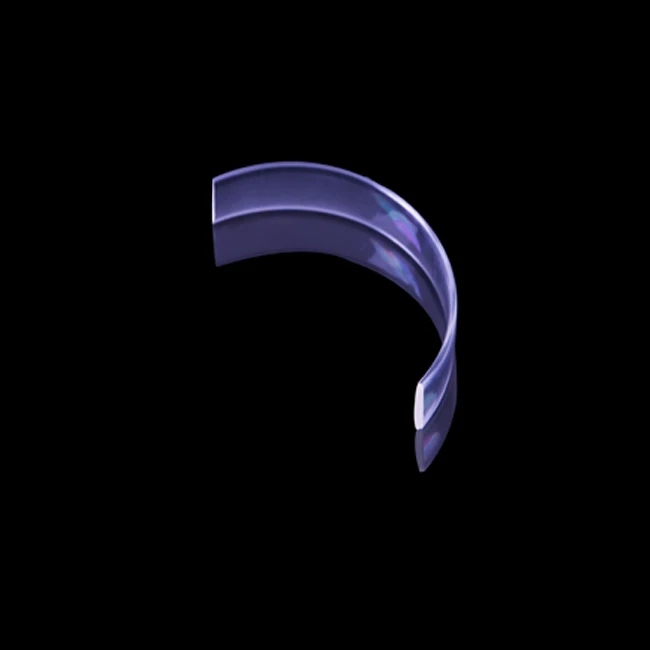 2.5mm thickness 10mm width Plastic side emit optical fiber for dog collar light up shoelace
