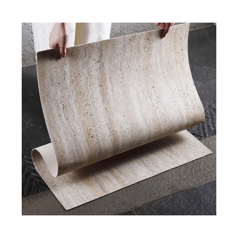 color print flexible stone panels veneer exterior wall cladding material bendable thin soft villa natural soft stone sheet