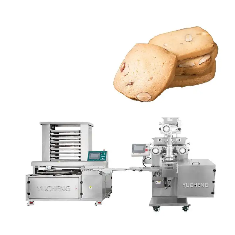 wire cut walnut cookie embosser wire cutter moulding cutting encrusting machine
