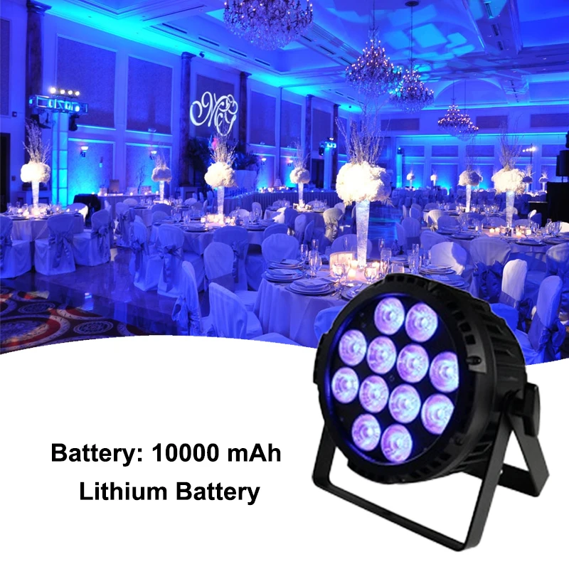 Grace WIFI Wireless DMX Waterproof Par Set Touch Display Battery LED Par DJ Stage Lights