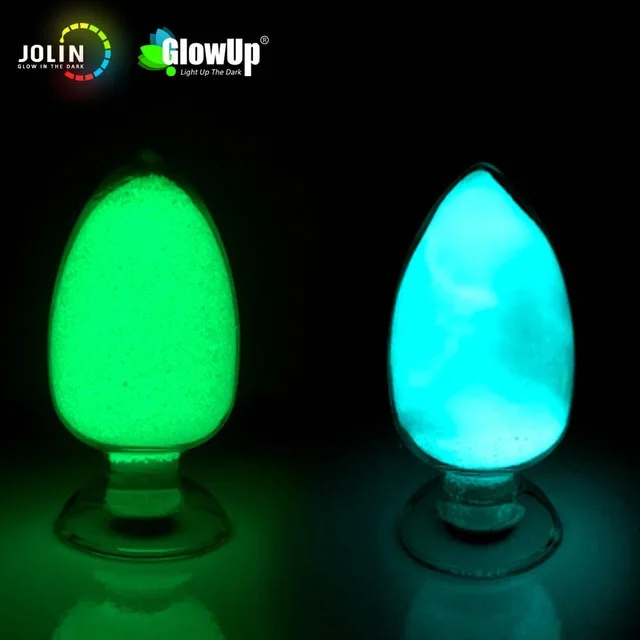 Флуоресцентный светящийся в темноте пигмент для полимерного