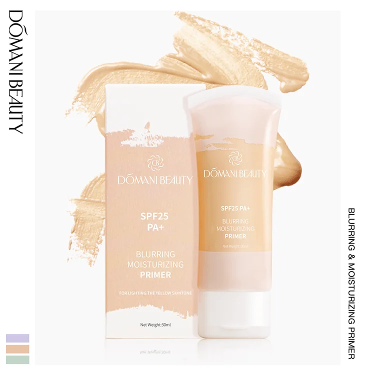 
Domani Beauty 2020 Base Organic Moisture 3 Colors Brighten Sunscreen Oil Control Waterproof Makeup Wholesale Liquid Face Primer  (62323142426)